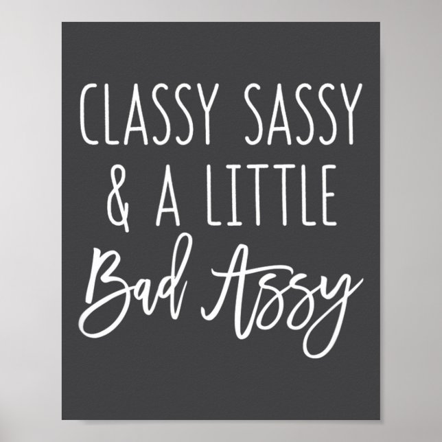 Affiche Gigantesque Assy Gfit Petite Citation Classe Éléga (Devant)
