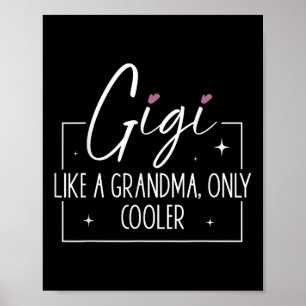 Affiche Gigi Comme Une Grand-Mère Uniquement Glacière Fête
