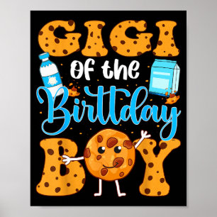 Affiche Gigi du garçon d'anniversaire Lait Et Biscuits 1er