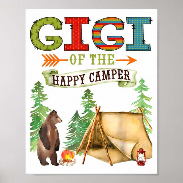 Affiche Gigi du Happy Camper Premier Anniversaire Camng  (Devant)