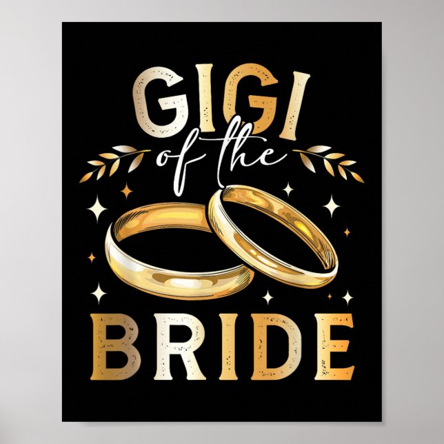 Affiche Gigi Du Mariage Gigi Et Engagem De La Mariée (Devant)