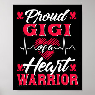 Affiche Gigi D'Un Guerrier Du Coeur Sensibilisation À L'Éc