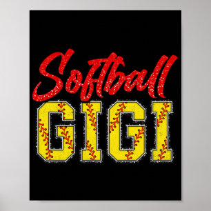 Affiche Gigi Retro Super Loud Fier Sport Jeu Catcher