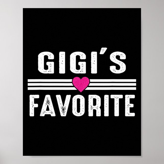 Affiche Gigi's Favorite  (Devant)