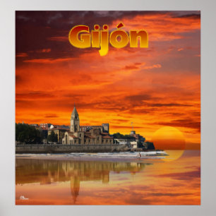 Affiche Gijon