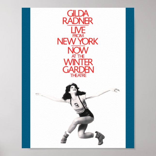 Affiche Gilda Radner Live From New York _1  (Devant)