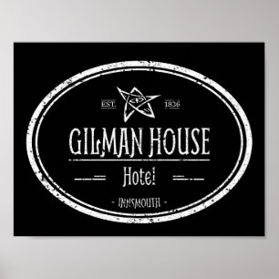 Affiche Gilman House Innsmouth Lovecraftian