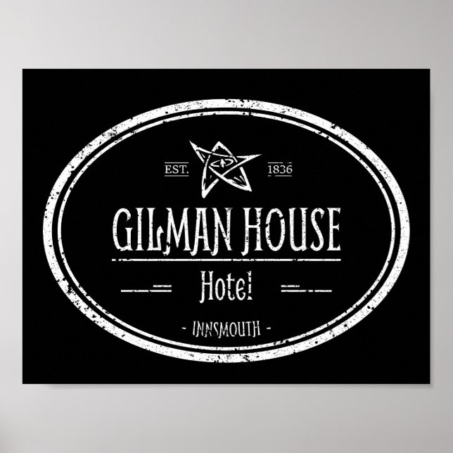 Affiche Gilman House Innsmouth Lovecraftian (Devant)