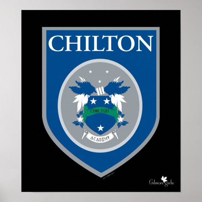 Affiche Gilmore Girls | Badge de l'Académie Chilton (Devant)