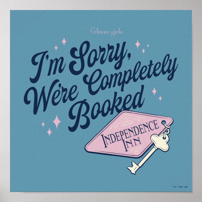 Affiche Gilmore Girls Completely Booked Design (Devant)
