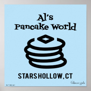 Affiche Gilmore Girls   Logo d'Al's Pancake World