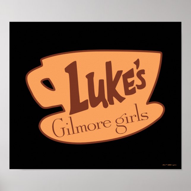 Affiche Gilmore Girls | Logo Luke's Diner (Devant)