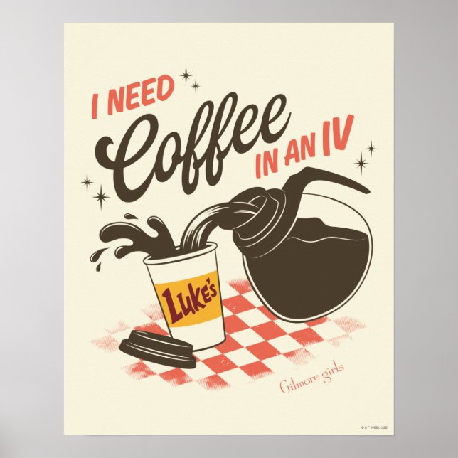 Affiche Gilmore Girls Luke’s Coffee IV Quote (Devant)