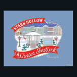 Affiche Gilmore Girls | Stars Hollow Winter Festival<br><div class="desc">Célébrez le pays des merveilles hivernales de Stars Hollow avec ce design enchanteur du Festival d'hiver. Avec ses bâtiments enneigés,  ses lumières scintillantes et ses décorations festives,  cette oeuvre met en valeur la chaleur et l'esprit communautaire de la période des fêtes de la ville.</div>