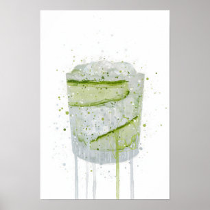 Affiche Gin & Tonic 'Concombre'