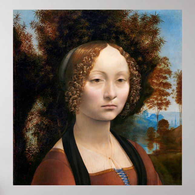 Affiche GINEVRA by LEONARDO DA VINCI  1474 (Devant)