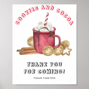 Affiche Gingembre COOKIES AVEC CACAO - Merci pour venir