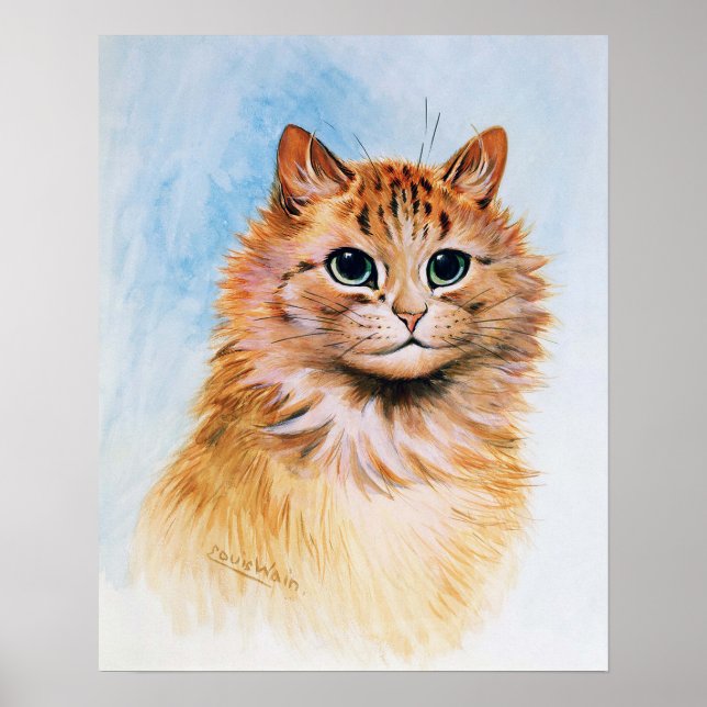 Affiche Ginger Tom, Louis Wain (Devant)