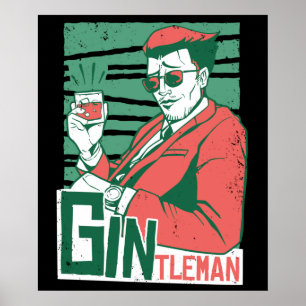 Affiche Gintleman Gin Lovers