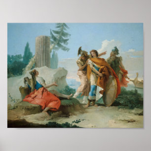 Affiche Giovanni Battista Tiepolo - Armida Abandonné