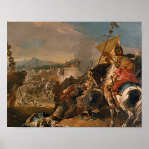 Affiche Giovanni Battista Tiepolo - La capture de Carthage