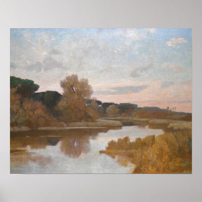 Affiche Giovanni Costa - Castel Fusano (Devant)