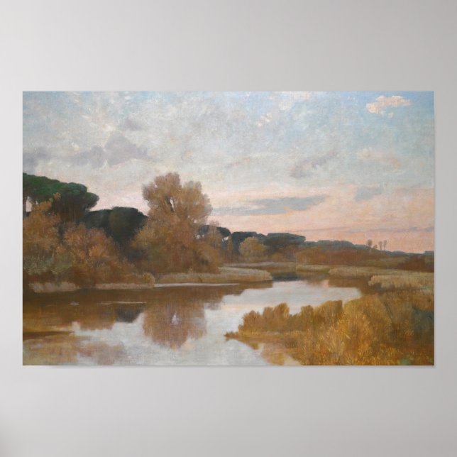 Affiche Giovanni Costa - Castel Fusano (Devant)