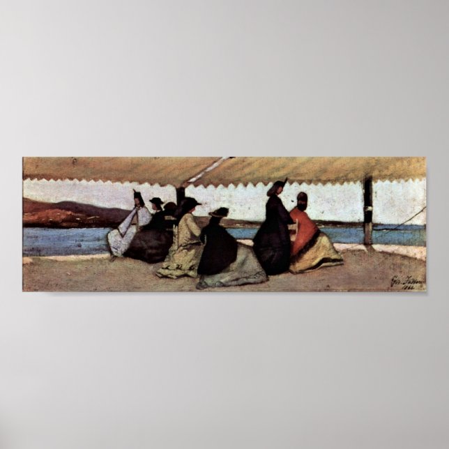 Affiche Giovanni Fattori - La Rotonde des Palmieri (Devant)