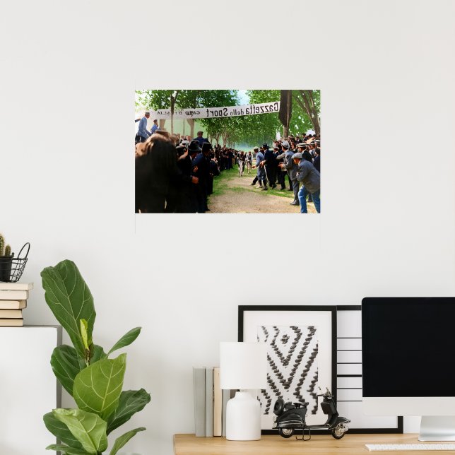 Affiche Giovanni Rossignoli Giro d'Italia (Bureau à domicile)