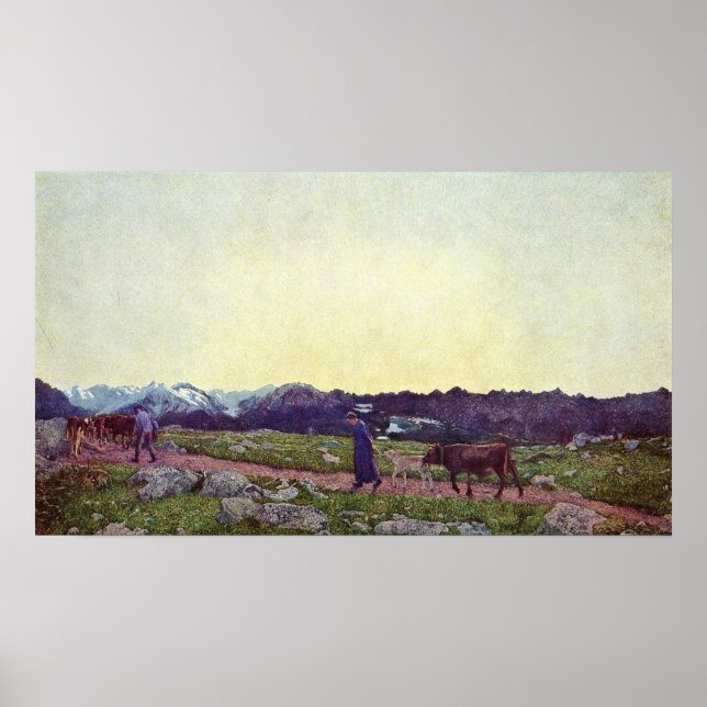 Affiche Giovanni Segantini - Nature (Devant)