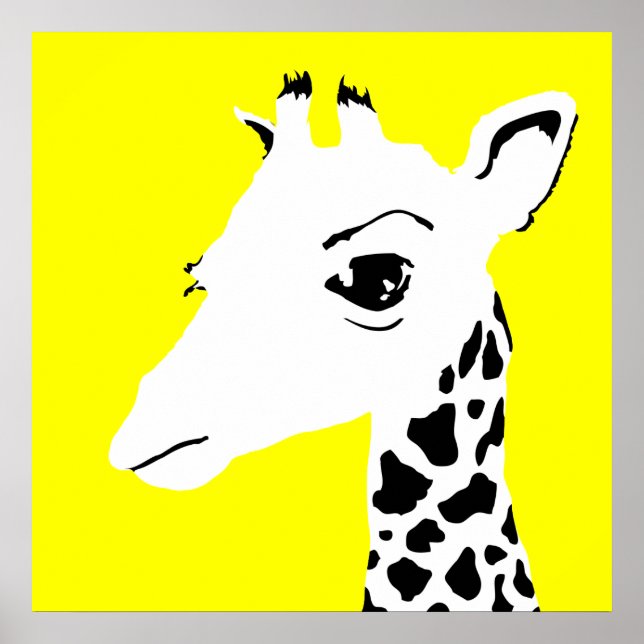 Affiche girafe (Devant)
