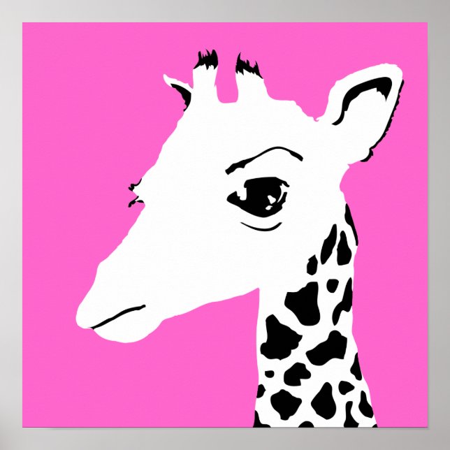 Affiche girafe (Devant)