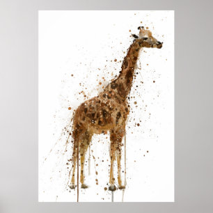 Affiche Girafe