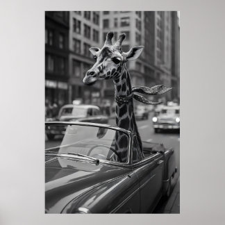 Affiche Girafe de New York