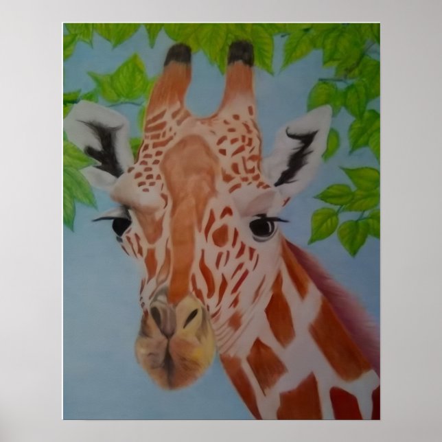 Affiche Girafe gracieuse  (Devant)