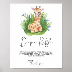 Affiche Girafe - Tirage de couche