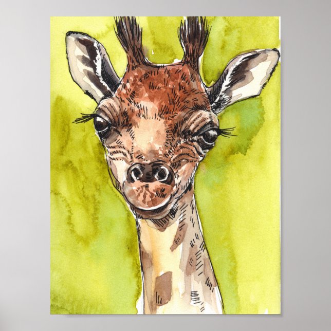 Affiche Giraffe (Devant)
