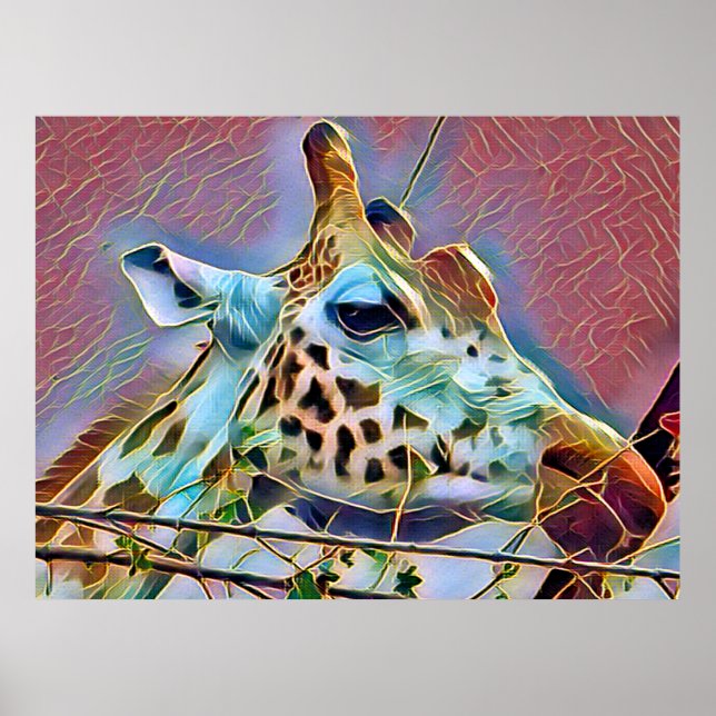 AFFICHE GIRAFFE (Devant)