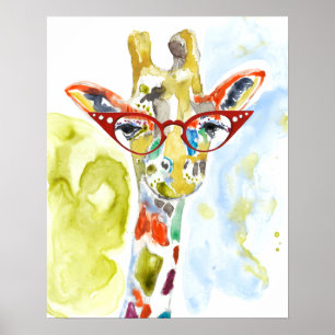 Affiche Giraffe de pantalons