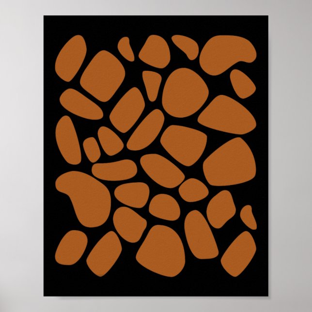 Affiche Giraffe Imprimer Motif Trick Ou Treat Jungle Anima (Devant)