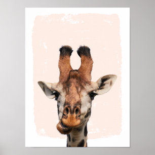 Affiche Giraffe Pépinière murale