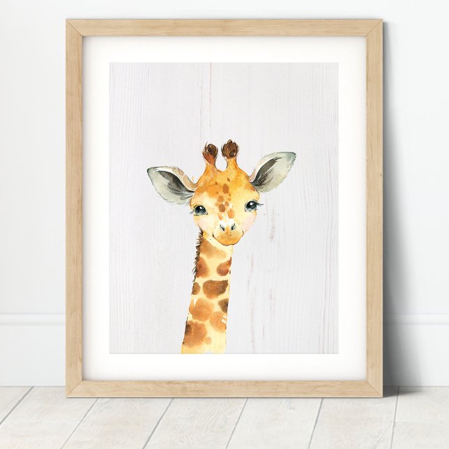 Affiche Giraffe Safari Jungle Nursery Art Print (Créateur téléchargé)