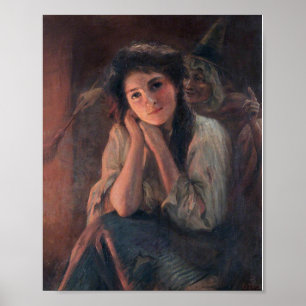 Affiche Girl and a Witch par Beatrice Offor