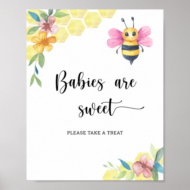Affiche Girl Bee - Les bébés sont doux (Devant)