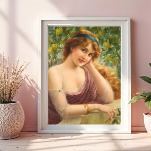 Affiche Girl by Lemon Tree by Emile Vernon