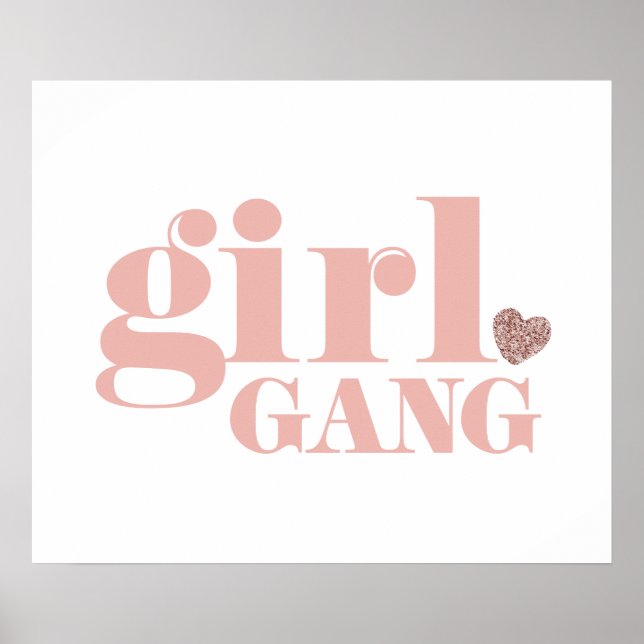 Affiche Girl Gang Types d'amis Groupes Lady Friendships (Devant)
