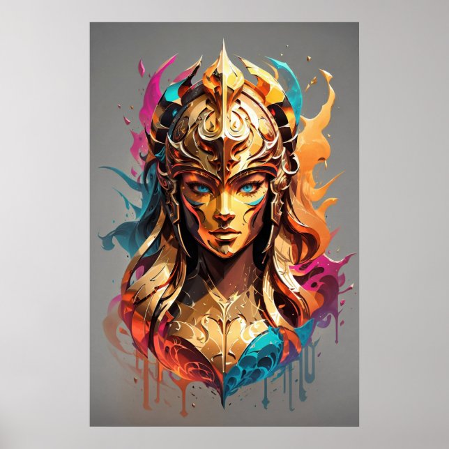 Affiche Girl Power : Female Warrior v01 (Devant)