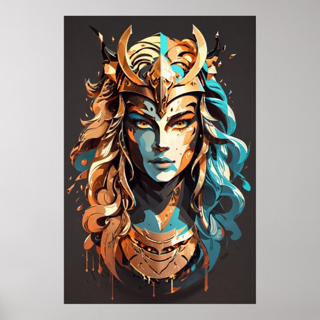 Affiche Girl Power : Female Warrior v02 (Devant)