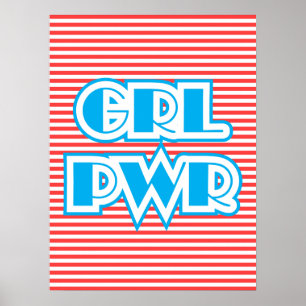 Affiche Girl Power, Grl Pwr,