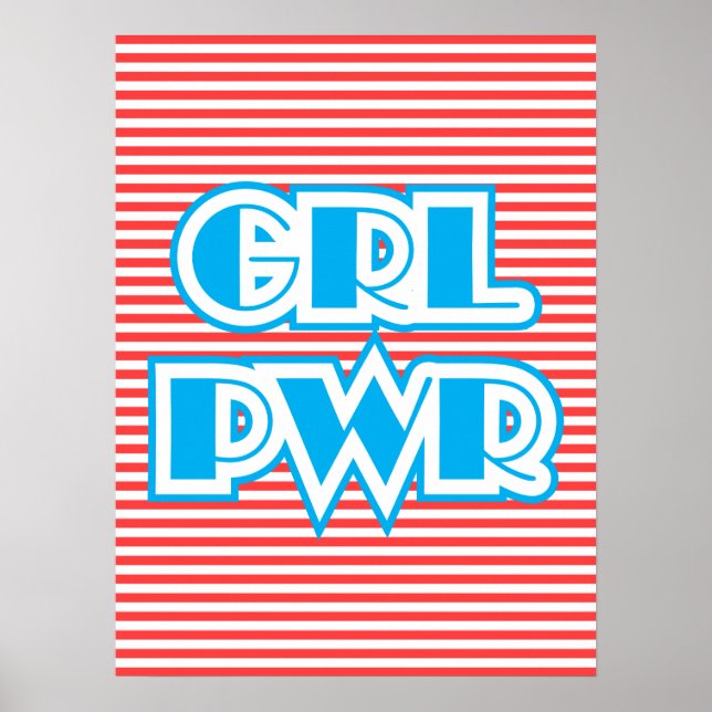 Affiche Girl Power, Grl Pwr, (Devant)